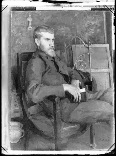 Akseli Gallen-Kallela: "Elias Erkko" vuodelta 1888