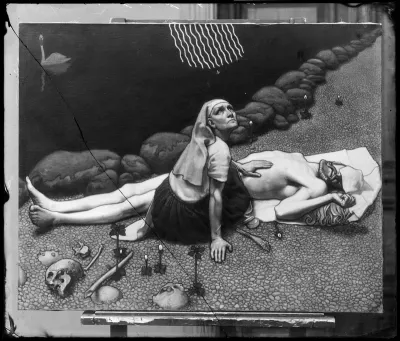 Akseli Gallen-Kallela: "Lemminkäisen äiti" vuodelta 1897
