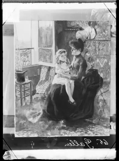 Akseli Gallen-Kallela: "Muuan äiti" vuodelta 1887