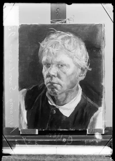 Akseli Gallen-Kallela: "Rokonarpinen savolaispoika" vuodelta 1893