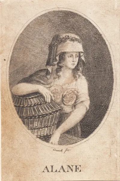 "Alane", kvinde med kurv