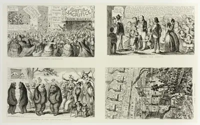 Alarming Sacrifice from George Cruikshank's Steel Etchings to The Comic Almanacks: 1835-1853 (top left)
