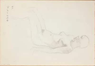 Alastonmalli. Todennäköisesti n. 1925-28