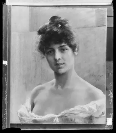 Albert Edelfelt: "Harjoitelma" vuodelta 1885