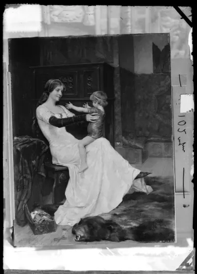 Albert Edelfelt: "Kuningatar Blanka" vuodelta 1877