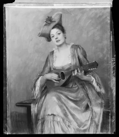 Albert Edelfelt: "Mandolinata" vuodelta 1888