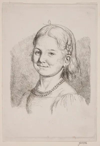 Albertine Feilberg som ung