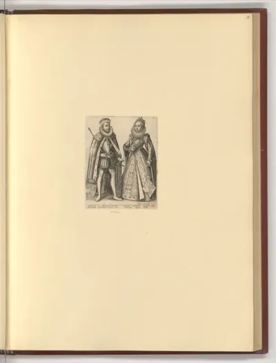 Albertus Archidux  Austriae und Isabella Austriaca (Buchillustration)
