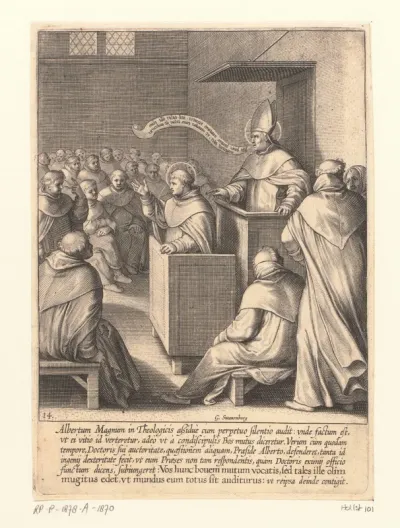 Albertus Magnus preekt