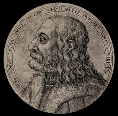 Albrecht Dürer in profile
