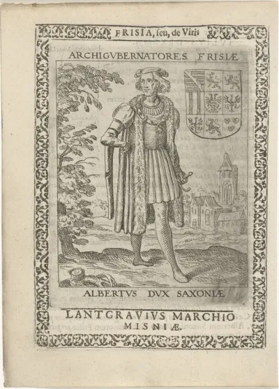 Albrecht III van Saksen, erfpotestaat van Friesland