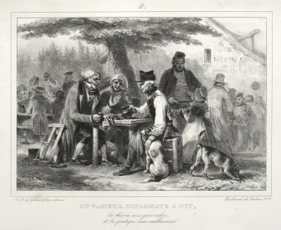 Album for 1832:  Un famous diplomat à dit...