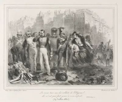 Album of 1831: I want to kill one of Polignac's soldiers.  They did not spare my child (Historic)