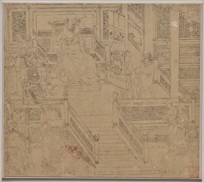 Album of Daoist and Buddhist Themes: Kings of Hells: Leaf 29
