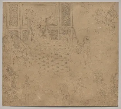 Album of Daoist and Buddhist Themes: Kings of Hells: Leaf 31