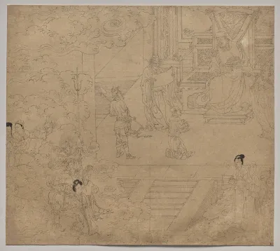 Album of Daoist and Buddhist Themes: Kings of Hells: Leaf 32