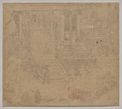 Album of Daoist and Buddhist Themes: Kings of Hells: Leaf 37