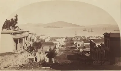 Alcatraz Island and San Francisco Bay, Looking North
