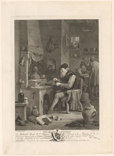 Alchemist aan het werk