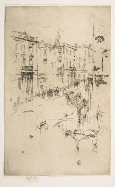 Alderney Street, from "Gazette des Beaux-Arts," 1881