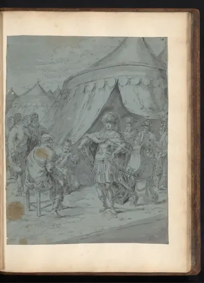 Alexander de Grote ontvangt gezanten