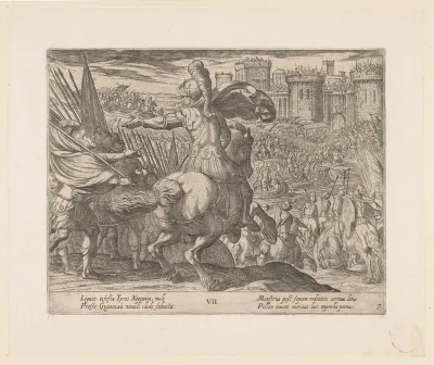 Alexander de Grote valt Tyrus aan vanuit zee