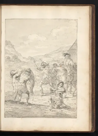 Alexander de Grote wordt uit de Cydnus gedragen