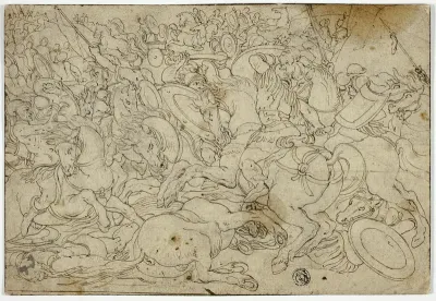 Alexander Defeating Darius at Battle of Issus