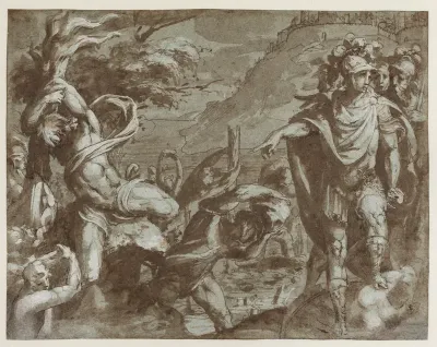 Alexander den Store under erobringen af Thyrus