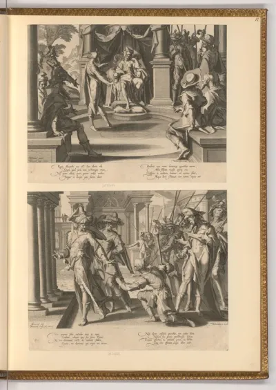 Alexander der Große als Richter; Allegorie auf die Gerechtigkeit
