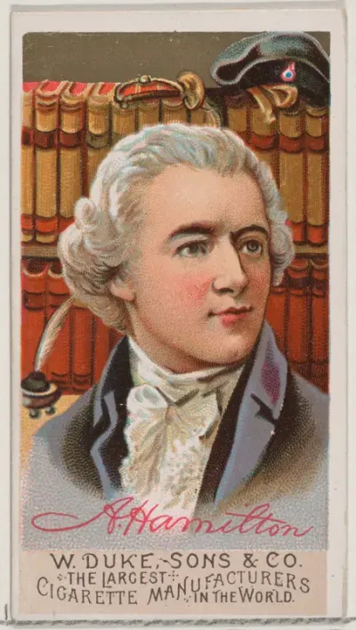 Alexander Hamilton, from the series Great Americans (N76) for Duke brand cigarettes