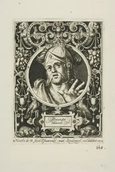 Alexander the Great, plate two from The Nine Worthies