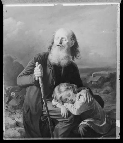 Alexandra Frosterus-Såltin: "Sokea soittaja", ajoitus 1889-1899