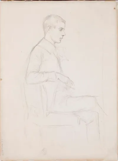 Alexandre Weissgerber de Stragéwicz, sivukuva, luonnos