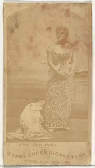 Alice Oates, from the Actors and Actresses series (N171) for Gypsy Queen Cigarettes