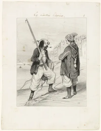 All Right Rigobert, My Old Friend…, plate one from Les Canotiers Parisiens