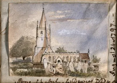 All Saints Church and graveyard at Stone, in Ham and Stone parish, near Berkeley, Gloucestershire