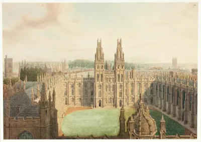 All Soul's College from the Radcliffe Library
