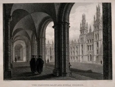 All Souls College, Oxford: cloisters and chapel