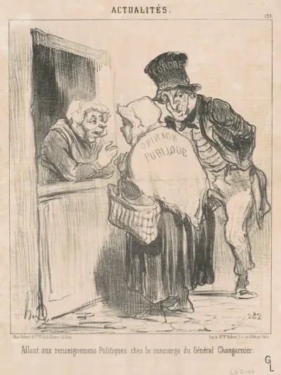 Allant aux renseignements politiques ...