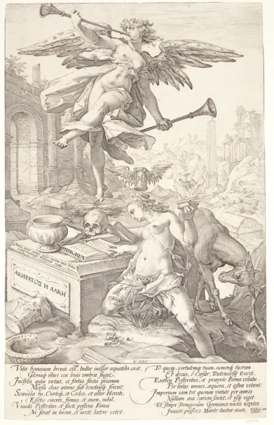 Allegori over berømmelse og historie