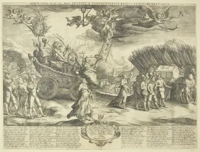 Allegori over Nederlandenes sejr over Spanien