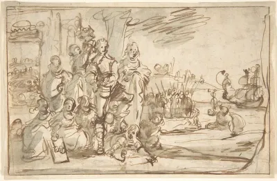 Allegorical Portrait of a Commander and His Wife