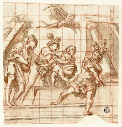 Allegorical Scene with Father Time