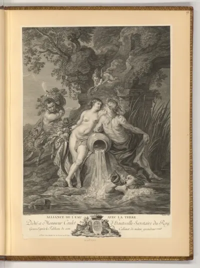 Allegorie auf die Vereinigung von Meer und Erde