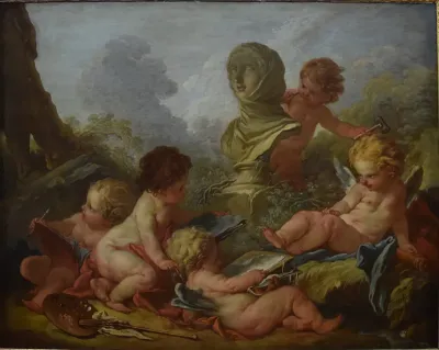 Allégorie de la peinture et de la sculpture