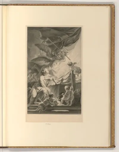 Allegorie eines Sterbebetts