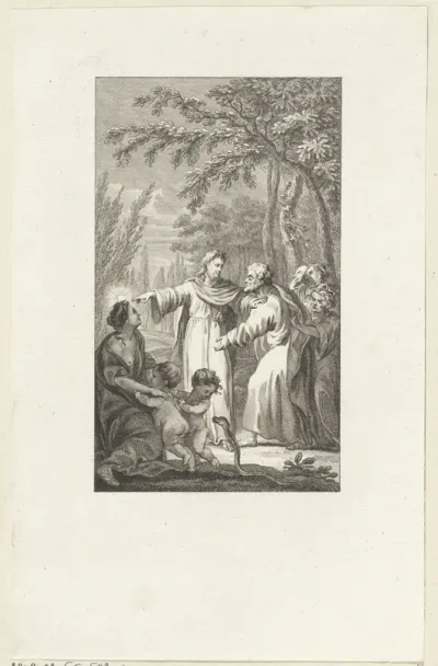 Allegorie met Christus als Vriendschap en Judas als Bedrog