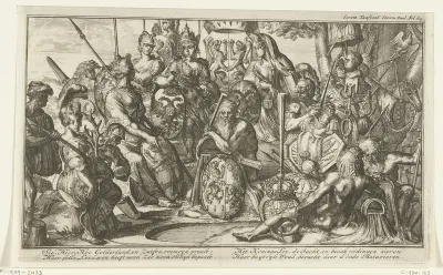 Allegorie met Gelderland en Zutphen