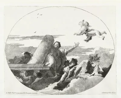 Allegorie met Kracht (Fortitudo) en Vrede (Pax)